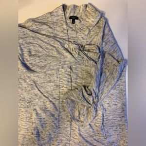 TALBOTS Sweater Cardigan heather gray, size 1X